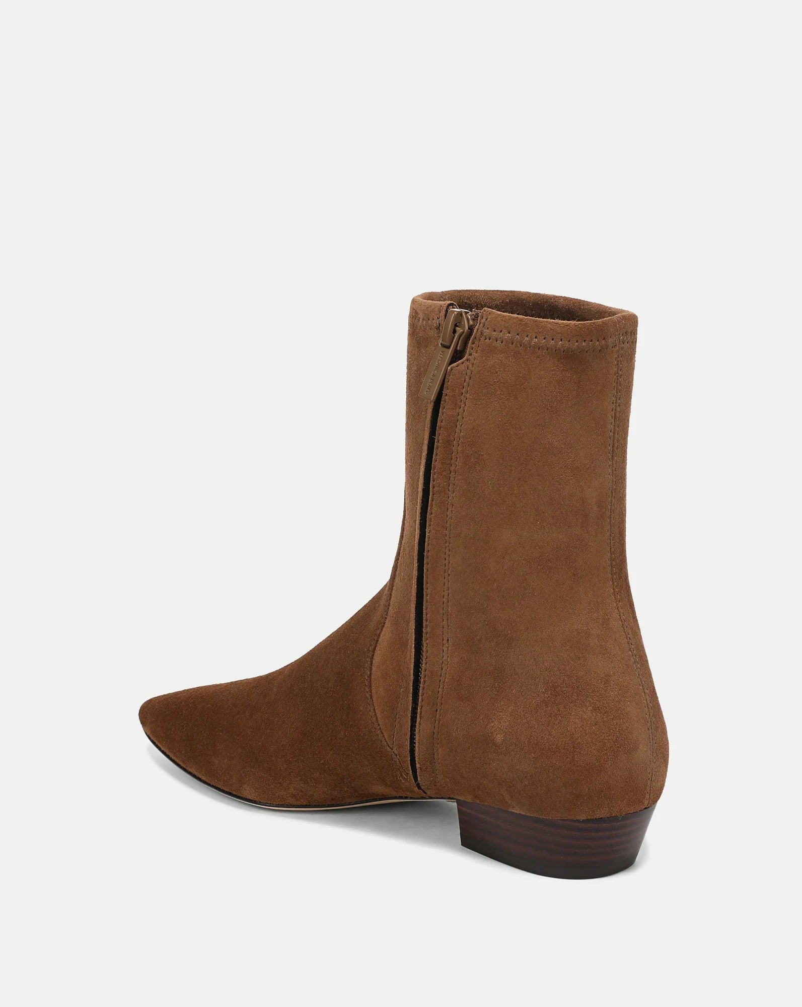 Glinda Stretch Ankle Boot Suede Chestnut