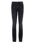 Ruth High Rise Straight Raw Obsidian Denim - Straight L'Agence 