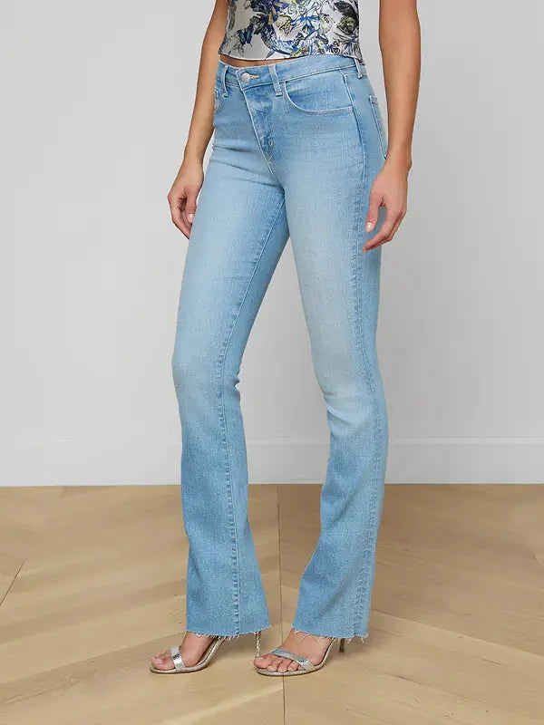 Ruth High Rise Straight Rosedale Denim - Straight L'Agence 