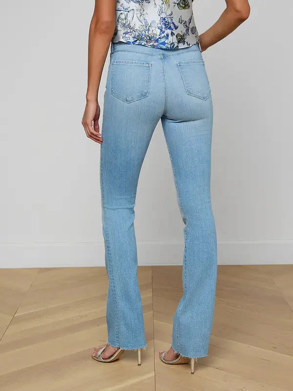 Ruth High Rise Straight Rosedale Denim - Straight L'Agence 