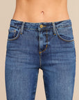 Ruth High Rise Straight Newcastle Denim - Straight L'Agence 