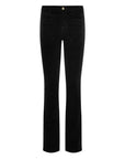 Stevie Velvet High Rise Straight Noir Denim - Straight L'Agence 