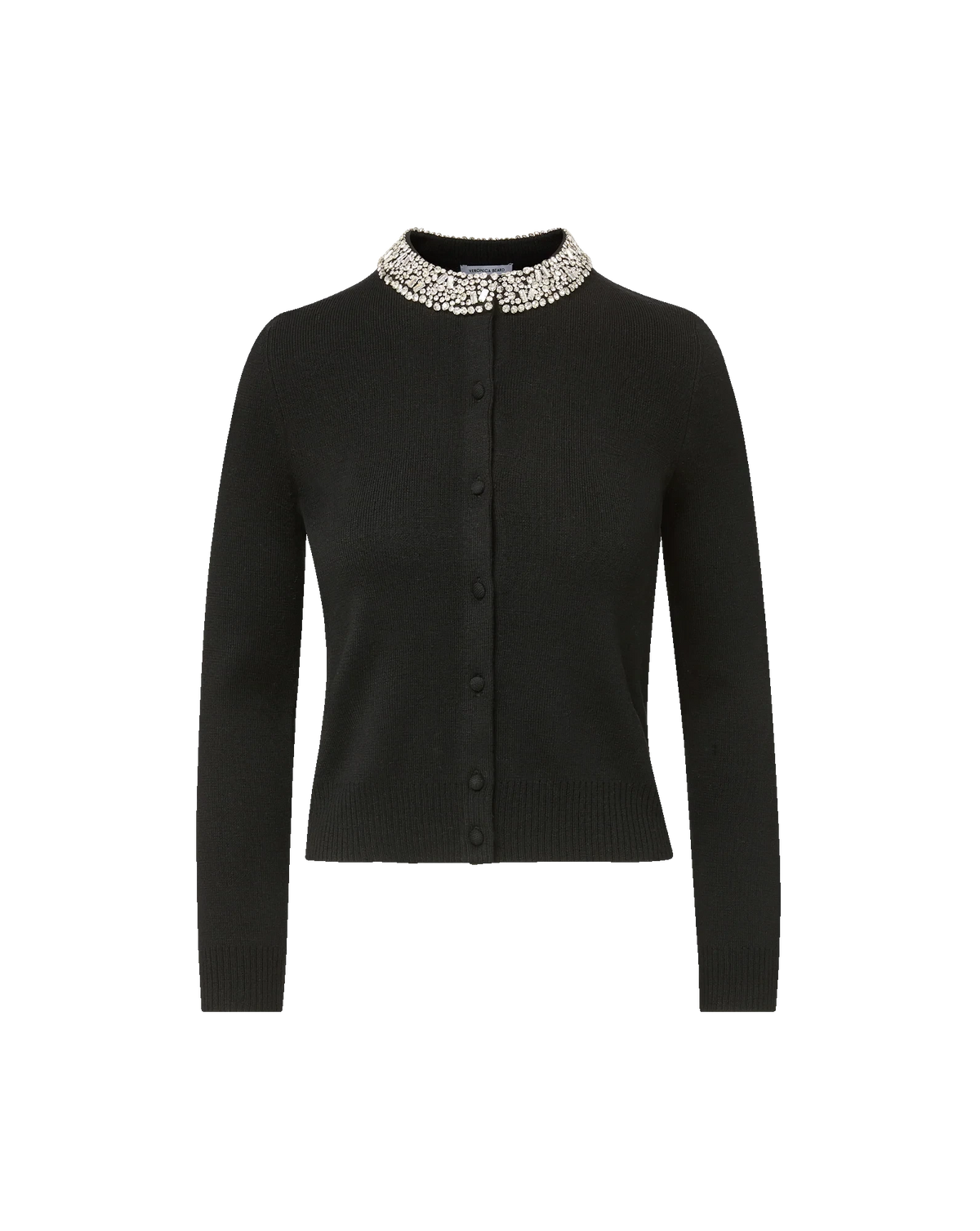 Daro Embellished Cardigan Black Sweater - Cardigans Veronica Beard 