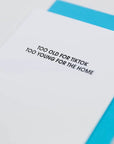 Too Old For TikTok Card Home Decor - Decorative Accents Chez Gagné 