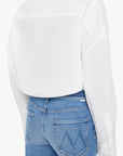 The Scrunchie Frenchie Top White Tops - Button Down Mother 