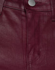 Kendra Coated Cropped Flare Dark Port Denim - Flare & Wide Leg L'Agence 