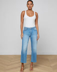 Wanda Crop Wide Leg Anaheim Denim - Cropped & Ankle L'Agence 