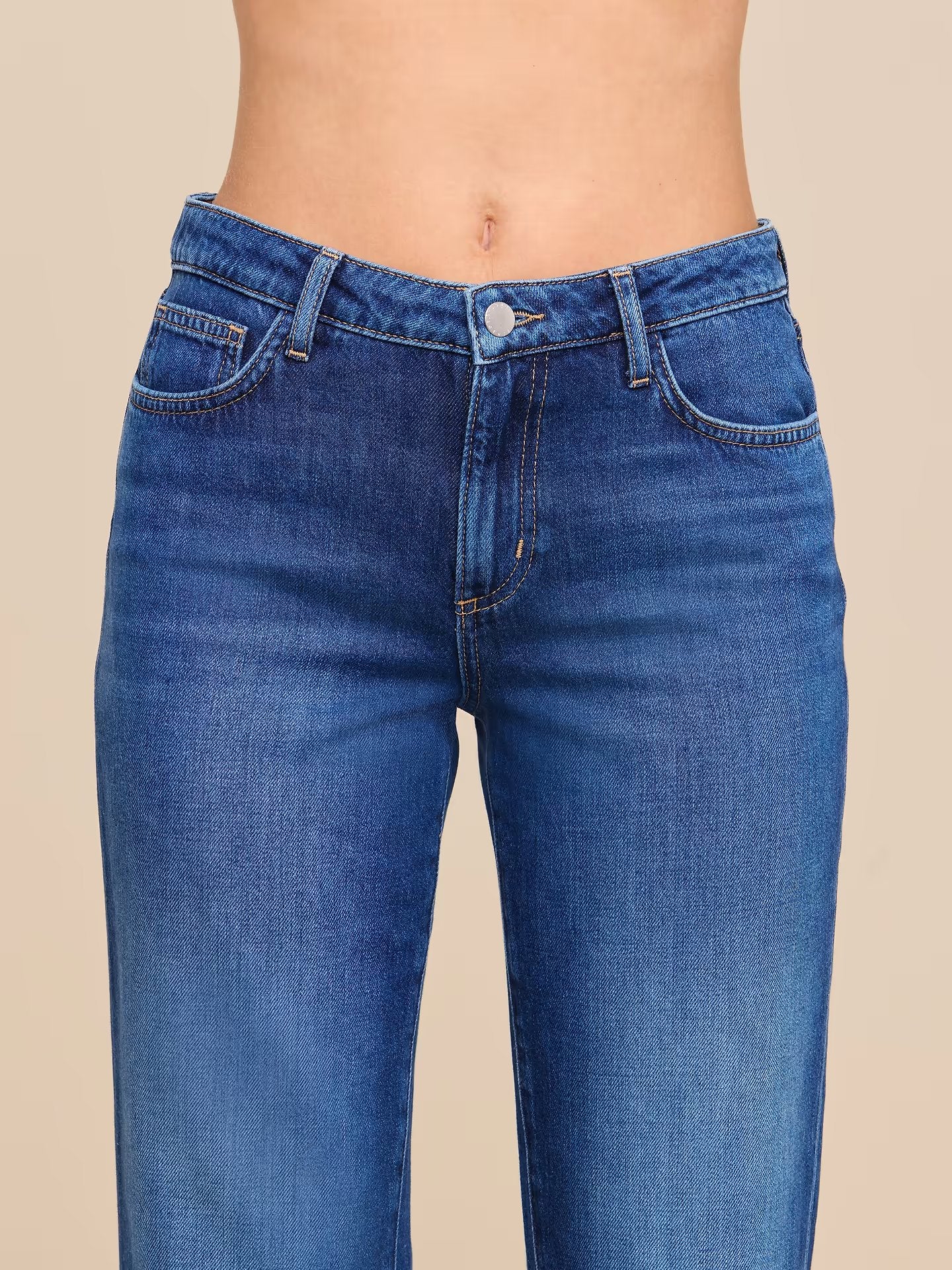 Wanda High Rise Crop Wide Leg Pant Idaho Denim - Flare & Wide Leg L'Agence 