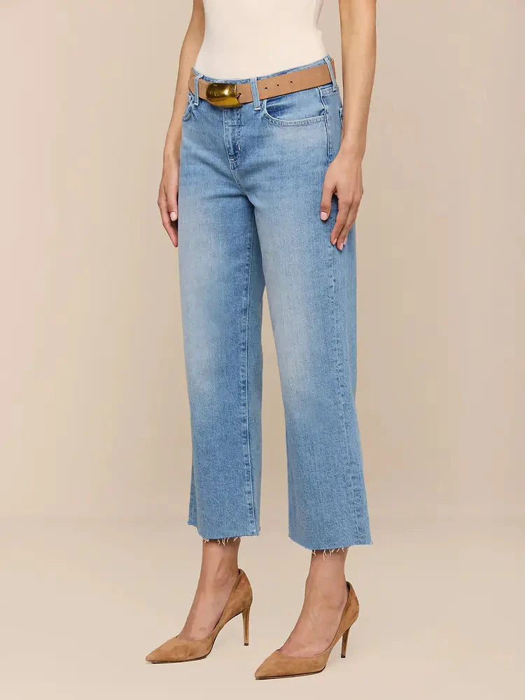 Wanda Cropped Wide Leg Granova Denim - Flare & Wide Leg L'Agence 