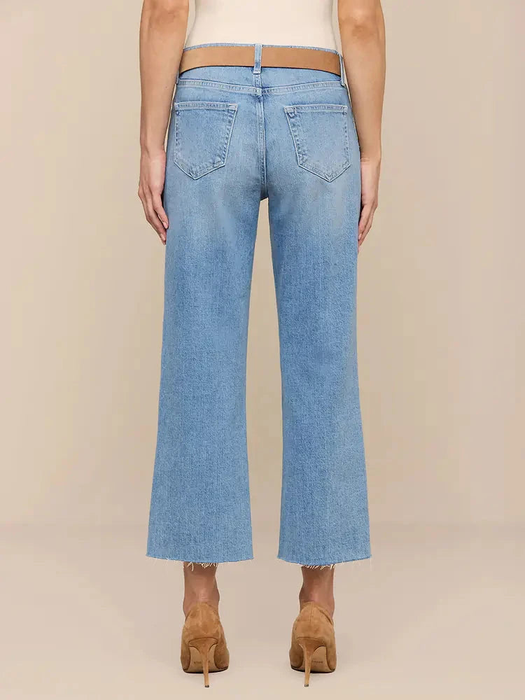 Wanda Cropped Wide Leg Granova Denim - Flare & Wide Leg L'Agence 