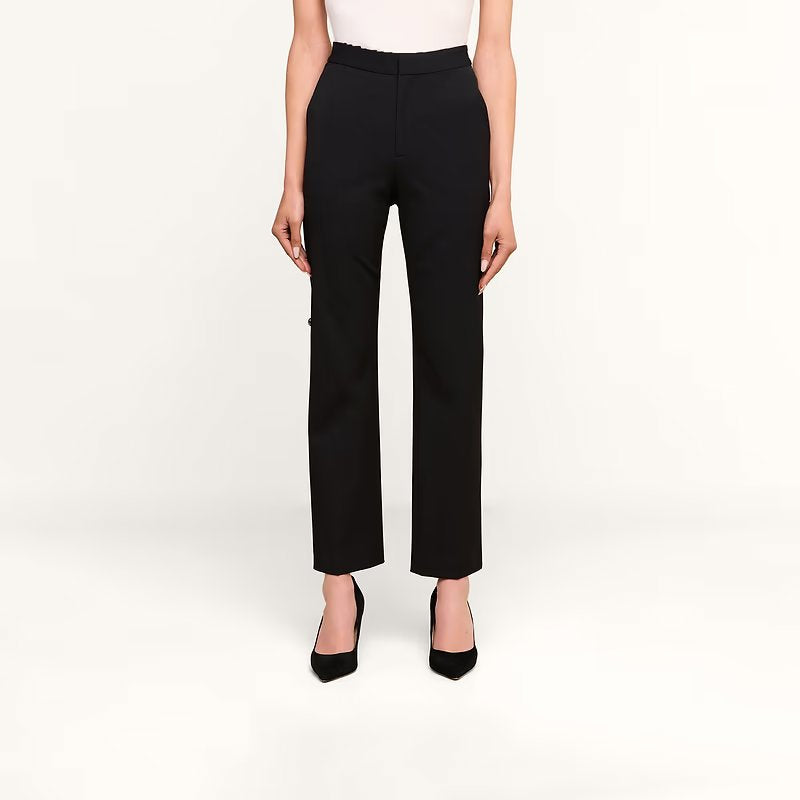 Rebel Trouser Black Pants - Trousers L'Agence 