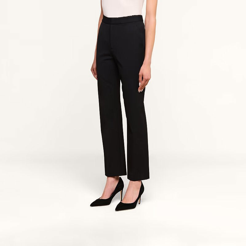 Rebel Trouser Black Pants - Trousers L'Agence 