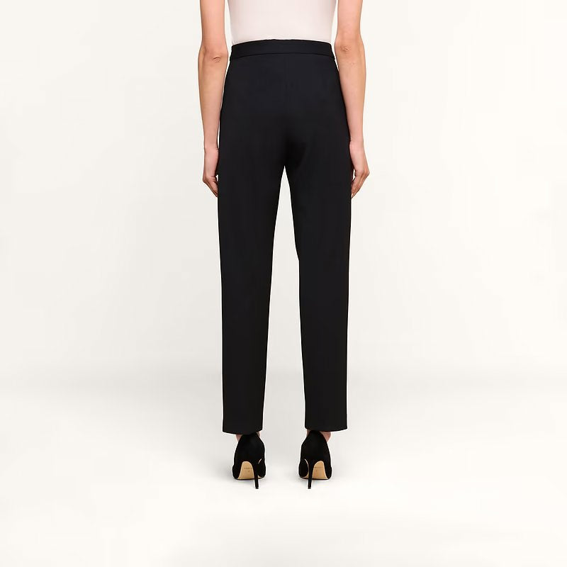 Rebel Trouser Black Pants - Trousers L'Agence 