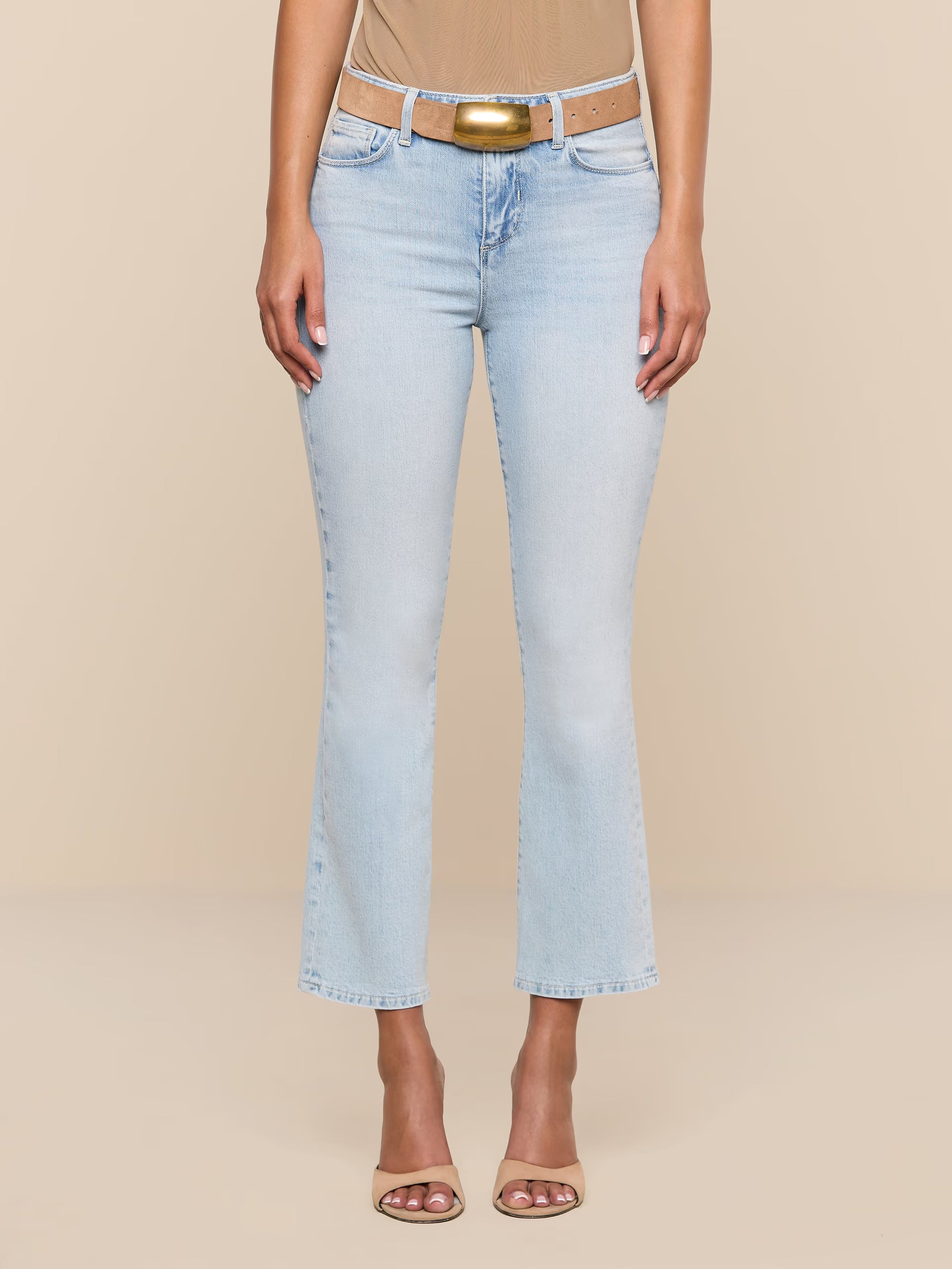 Tati Cropped Micro Boot Jean Cabo Denim - Cropped & Ankle L'Agence 