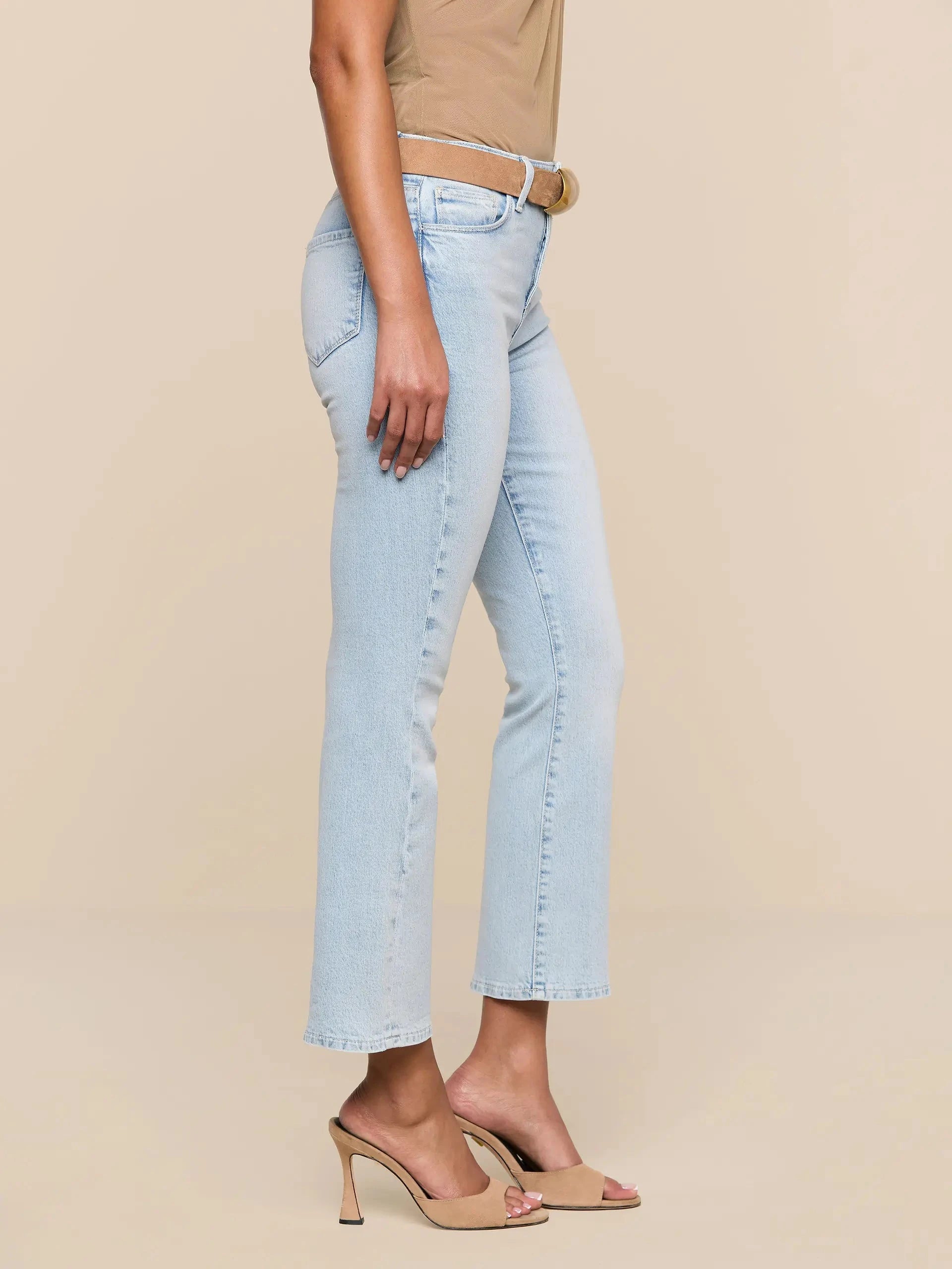 Tati Cropped Micro Boot Jean Cabo Denim - Cropped & Ankle L'Agence 