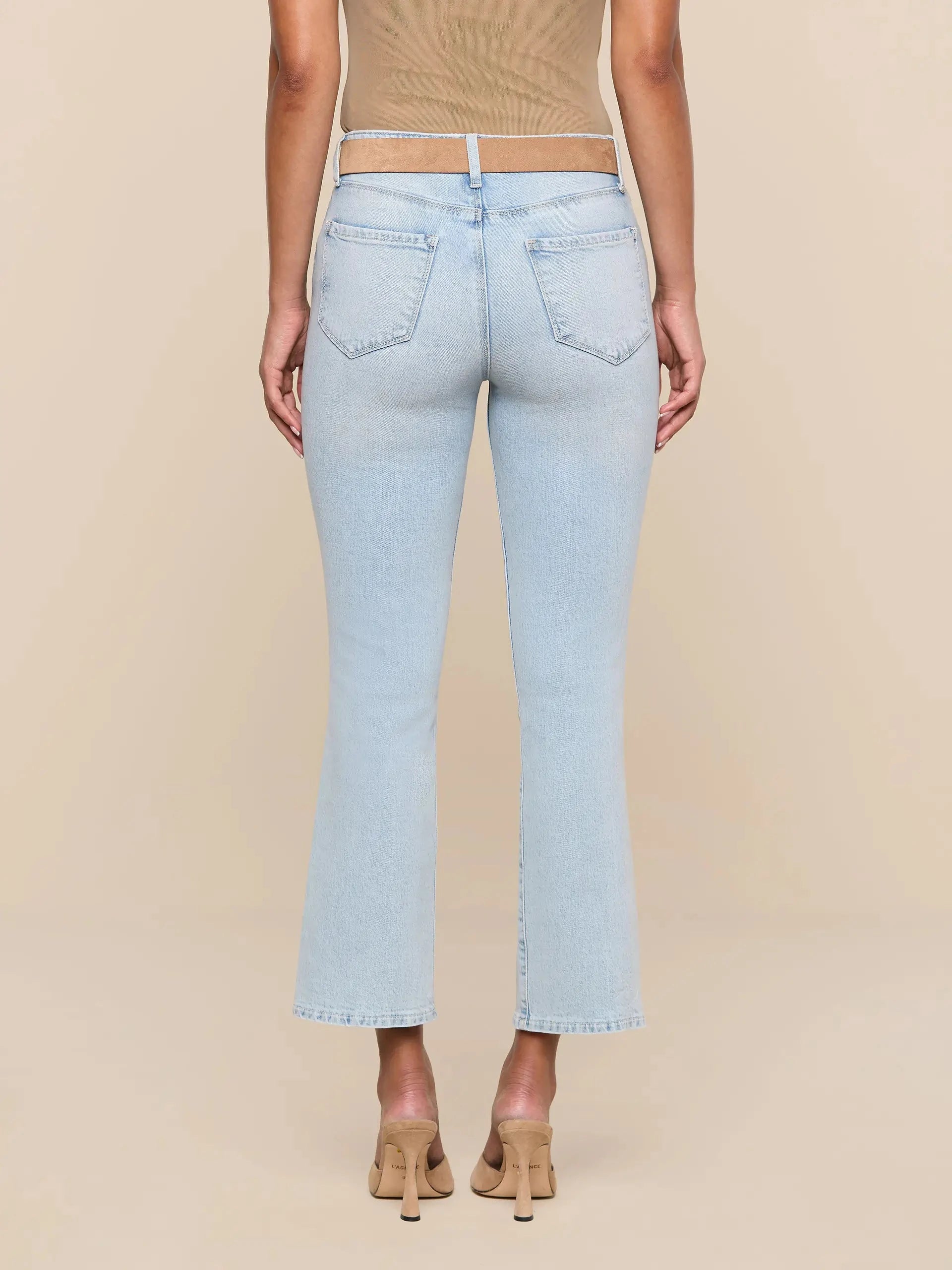 Tati Cropped Micro Boot Jean Cabo Denim - Cropped & Ankle L'Agence 