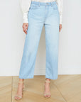 June Ultra High Rise Crop Stovepipe Dakota Denim - Cropped & Ankle L'Agence 