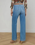 Scottie Wide Leg Anaheim Denim - Flare & Wide Leg L'Agence 