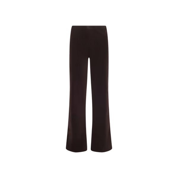 Scottie Velvet High Rise Wide Leg Dark Java Denim - Flare & Wide Leg L'Agence 