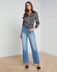 Tiana Wide Leg Jean Cowan Denim - Flare & Wide Leg L'Agence 