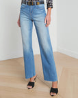 Tiana Wide Leg Jean Cowan Denim - Flare & Wide Leg L'Agence 