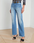 Tiana Wide Leg Jean Cowan Denim - Flare & Wide Leg L'Agence 