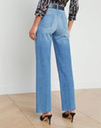 Tiana Wide Leg Jean Cowan Denim - Flare & Wide Leg L'Agence 