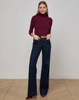 Nolan Patch Pocket Wide Leg Koval Denim - Flare & Wide Leg L'Agence 