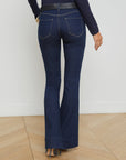 Lenora Low Rise Seamed Flare Koval Denim - Flare & Wide Leg L'Agence 