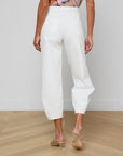 Krista Tapered Leg Blanc Denim - Straight L'Agence 
