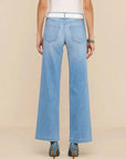 Joanne Low Rise Wide Leg Pacific Denim - Flare & Wide Leg L'Agence 