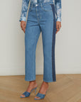 Emorie Cropped Stovepipe Boulder Denim - Cropped & Ankle L'Agence 