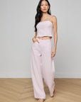 Amara Linen Pant Icy Lilac Pants - Trousers L'Agence 