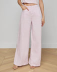 Amara Linen Pant Icy Lilac Pants - Trousers L'Agence 
