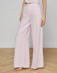 Amara Linen Pant Icy Lilac Pants - Trousers L'Agence 