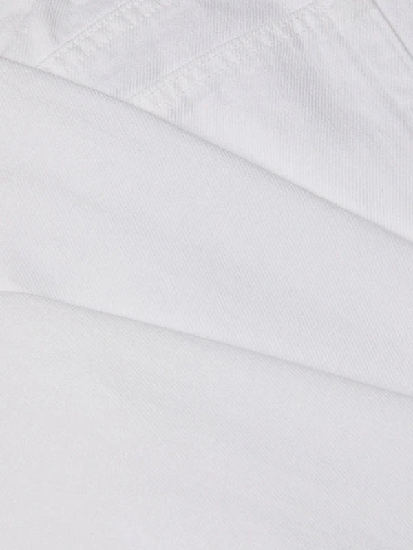 Mallis Bow-Leg Jean Blanc