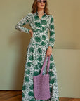 Meredith Floral Dress Green