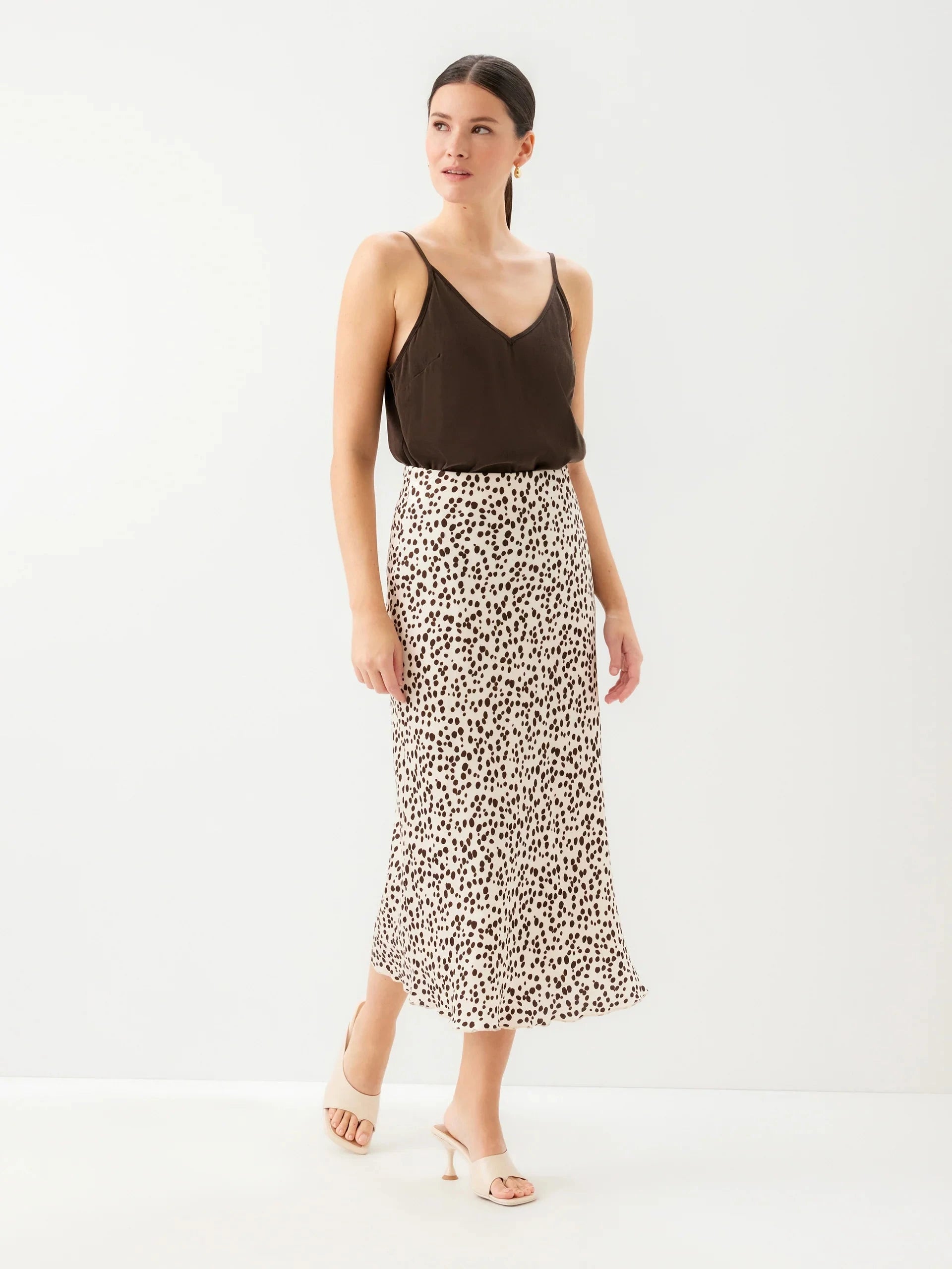 Mia Bias Midi Skirt Wild Cat Skirts - Midi Fifteen Twenty 