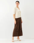 Iliana Puff Sleeve Sweater Cream Sweater - Cardigans Fifteen Twenty 