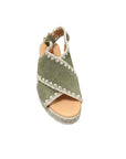 Emille Trebol Suede Wedges - Espadrille Cordani 