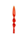 Pastel Twisted Candle Orange Candles & Diffusers - Candles Talking Tables 