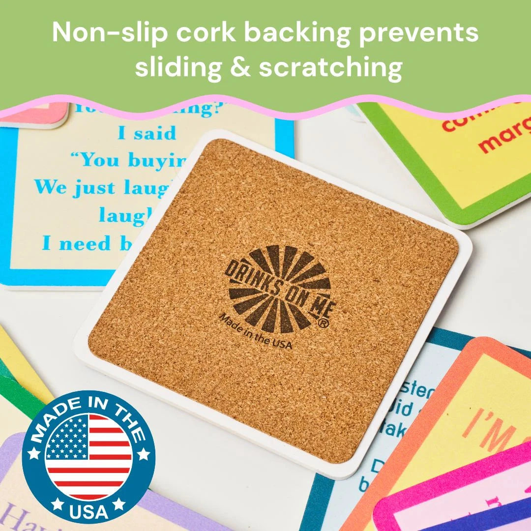 5 Missed Calls Coaster Home Decor - Tabletop Drinks On Me 