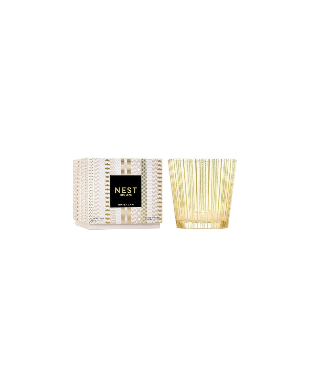 3-Wick Decorative Candle 21oz Winter Chai Candles & Diffusers - Candles NEST 