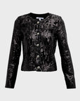 Verretta Sequin Jacket Black Jackets - Blazers Derek Lam 