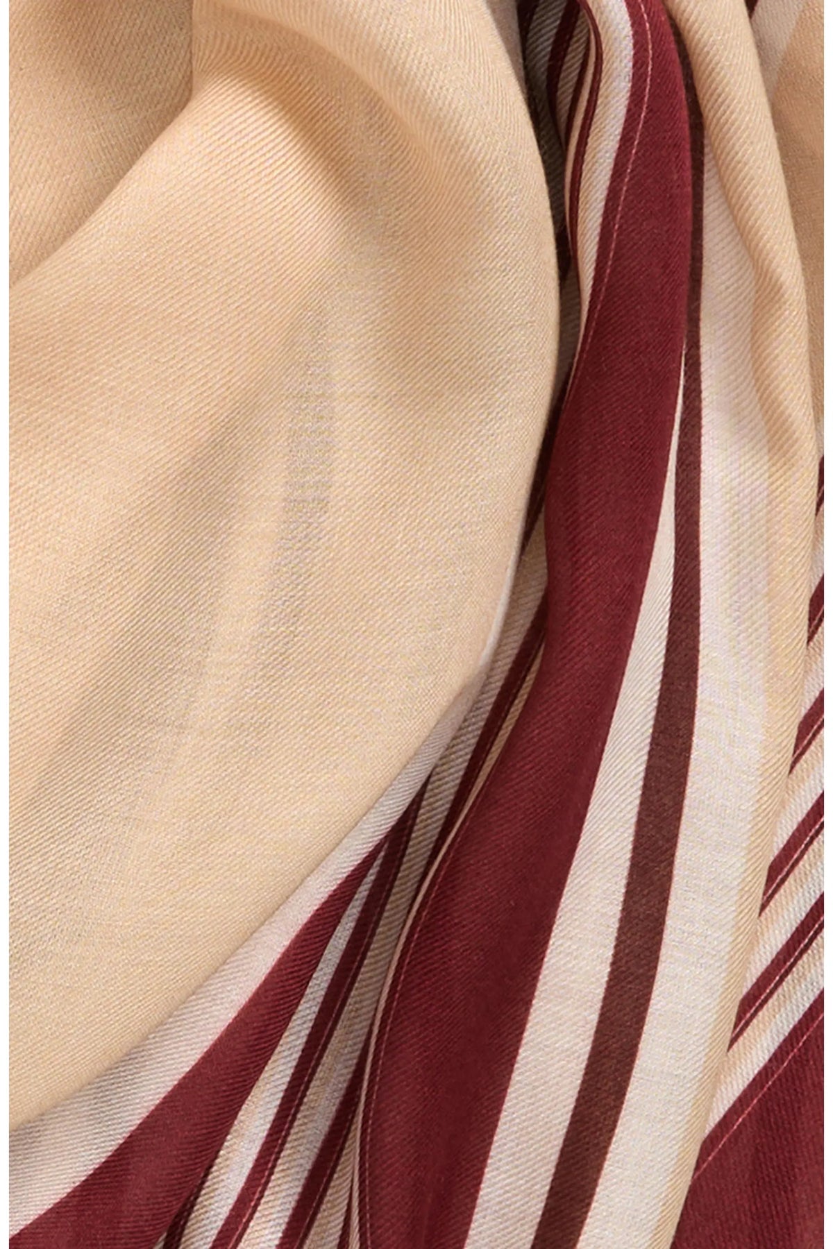 Lina Striped Scarf Pomegranate