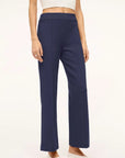 Knack Pant Navy Pants - Trousers Staud 