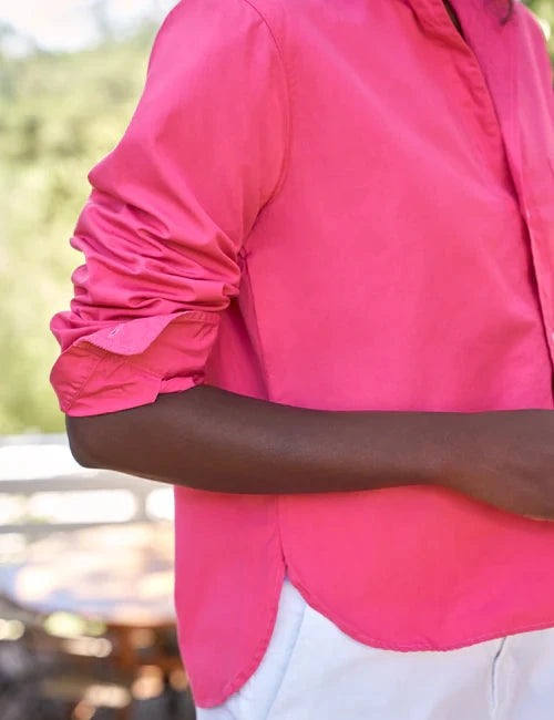 Silvio Untuckable Button Down Magenta Tops - Button Down Frank &amp; Eileen 