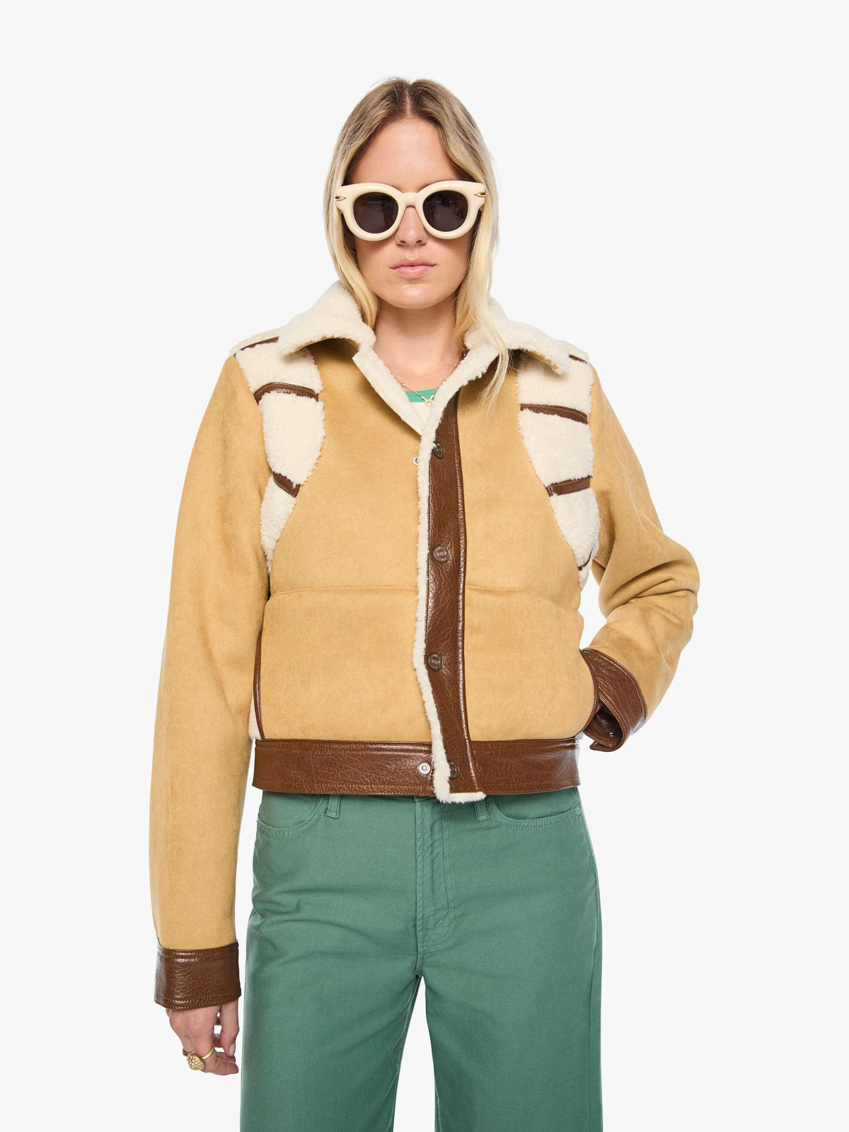 The Tripper Puffer Mixed Media Outerwear - Longsleeve Mother 