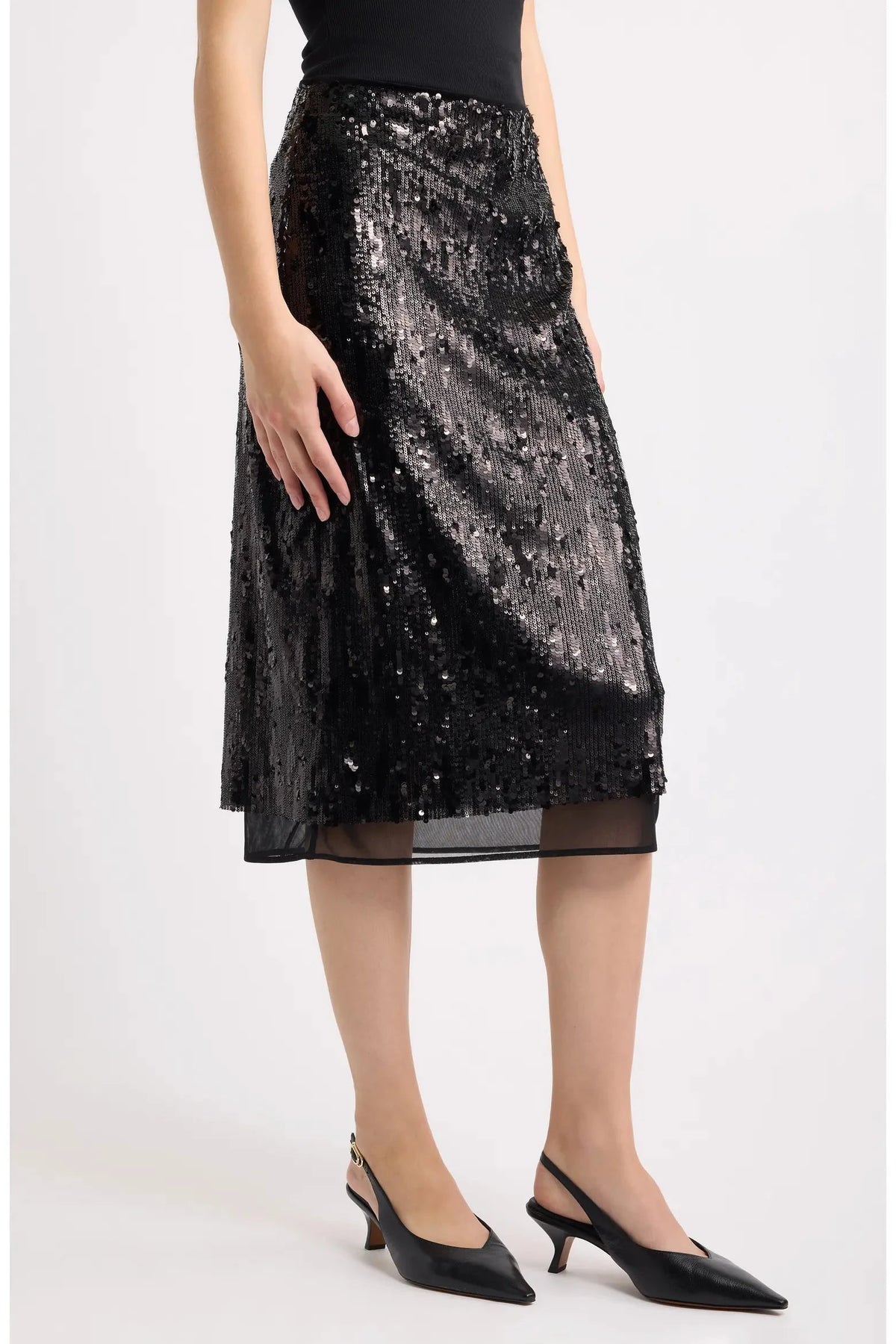 Cher Sequin Midi Skirt Skirts - Midi rag &amp; bone 