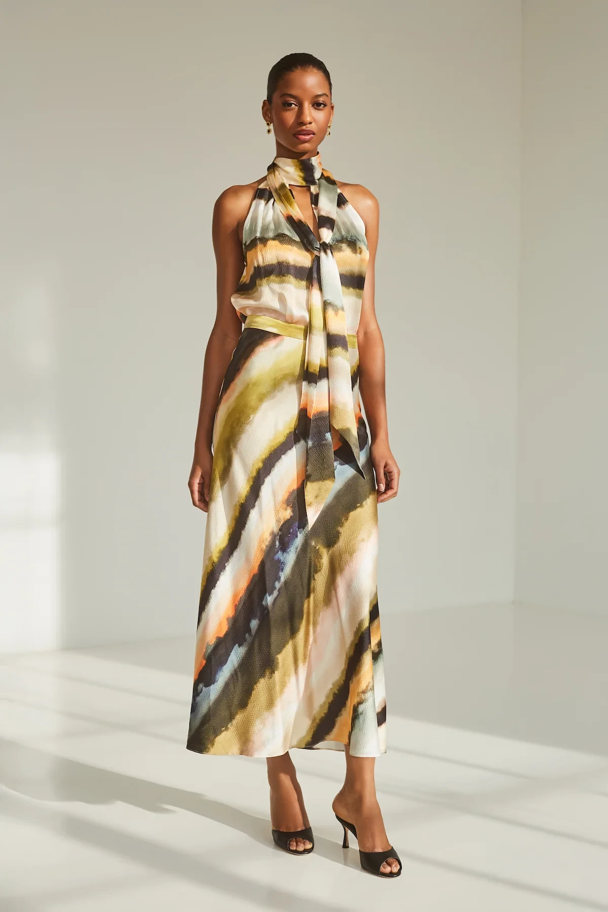 Kaia Skirt Midnight Mist Skirts - Maxi Cara Cara 